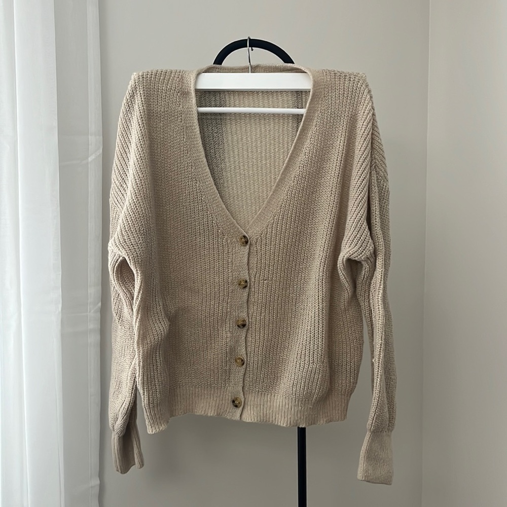 Knit cardigan